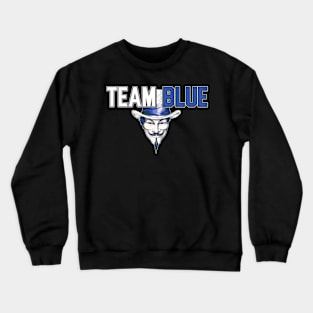 Team Blue Hackathon White Hat Hacker's Pride Crewneck Sweatshirt